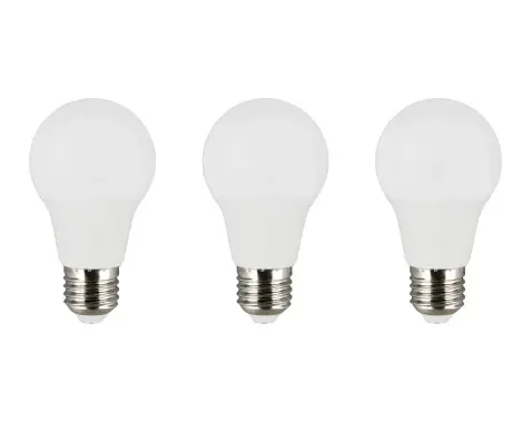 LED žárovka (3 ks) LM E27, 8,5 W, 806 lm