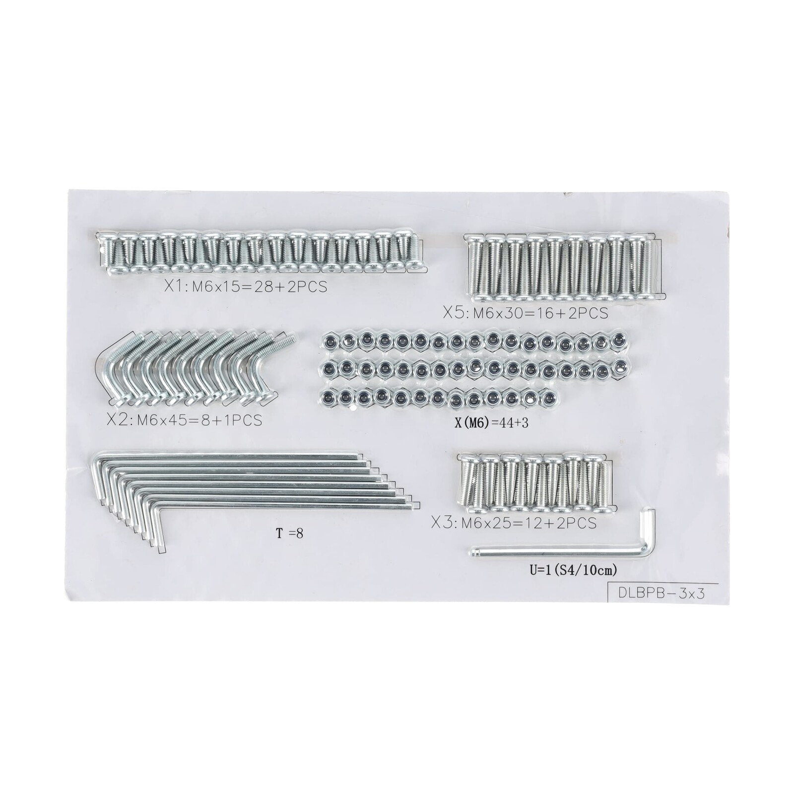 NA sada šroubů - Mondo 3 x 3