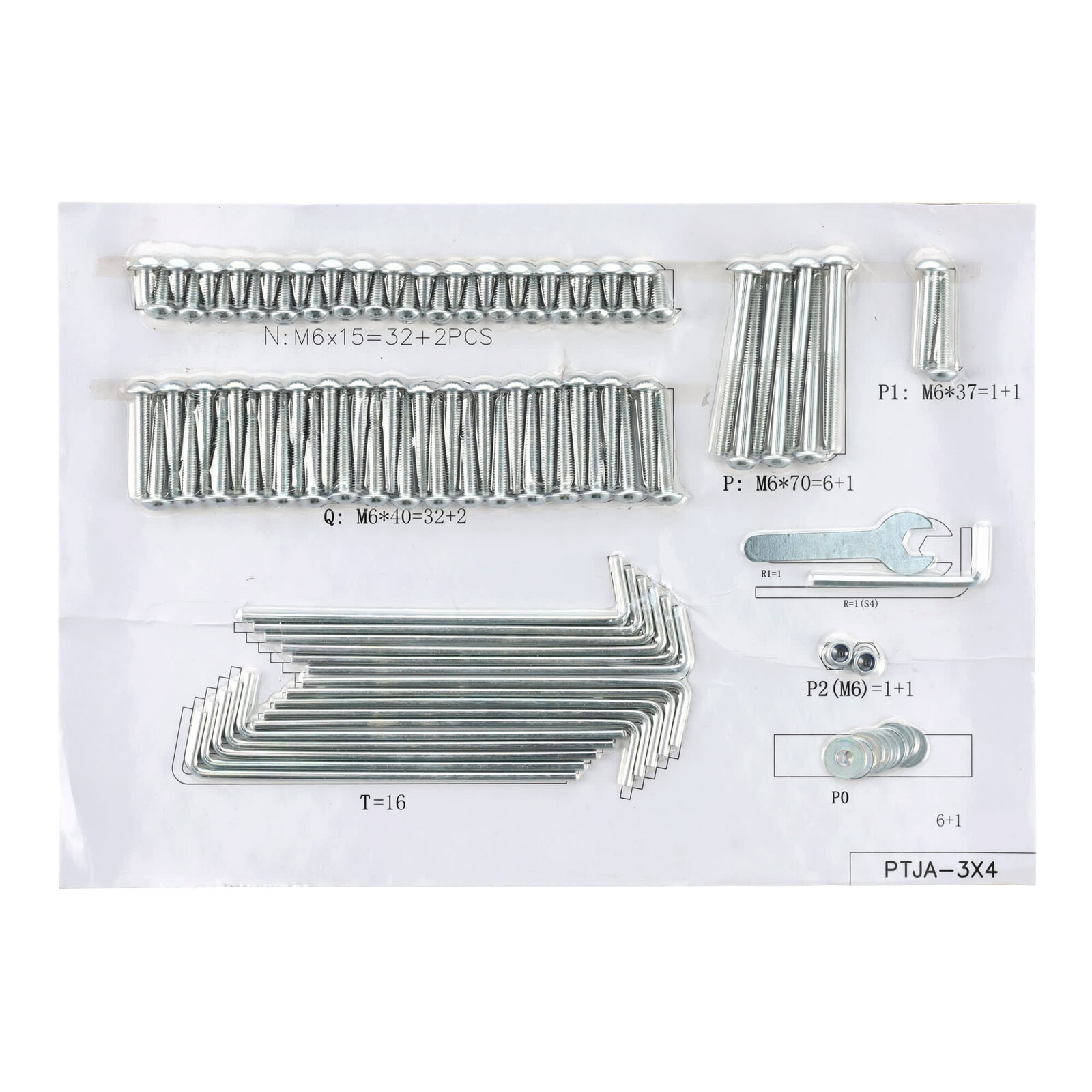 NA sada šroubů - Pantheon Pergola 3 x 4