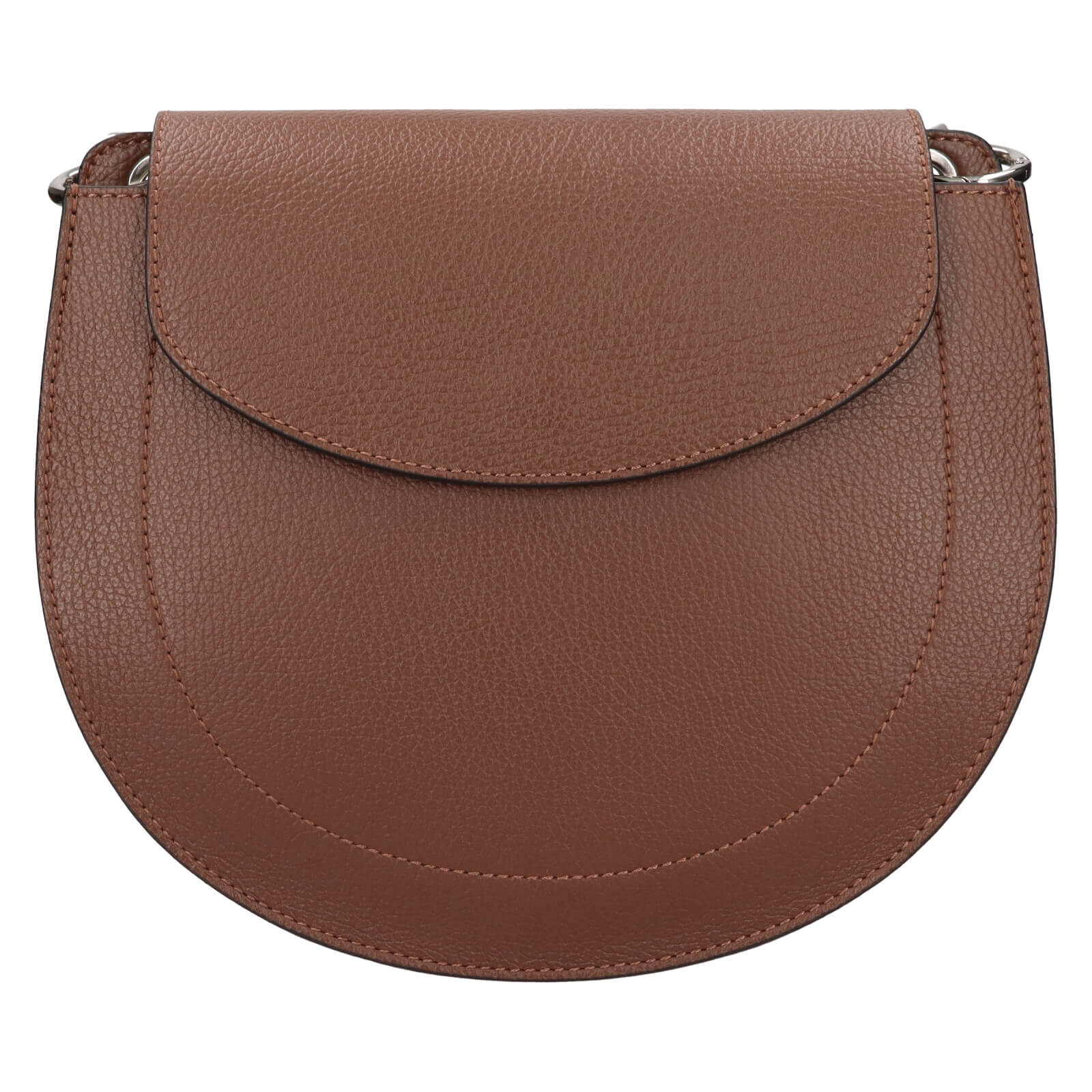 Dámská kožená crossbody kabelka Italia Locita - hnědá