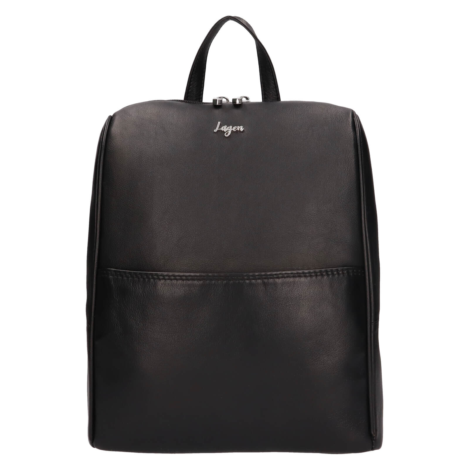 Dámský kožený batoh Lagen Elvea - černá