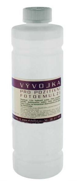 Vývojka pro pozitivní fotoemulzi 500ml