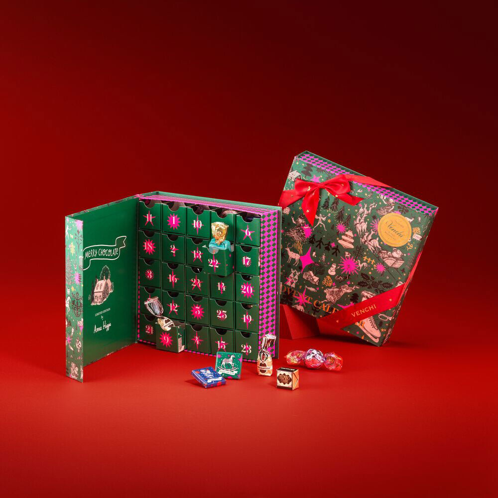 Venchi adventní kalendář prestige 310g