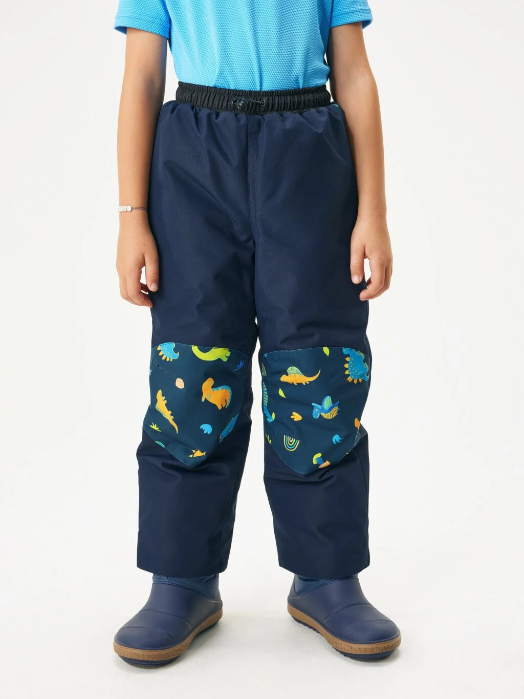 Zimní rostoucí oteplovačky Polar, Tm. Modročerná, Dinosauři - vel. 92/98