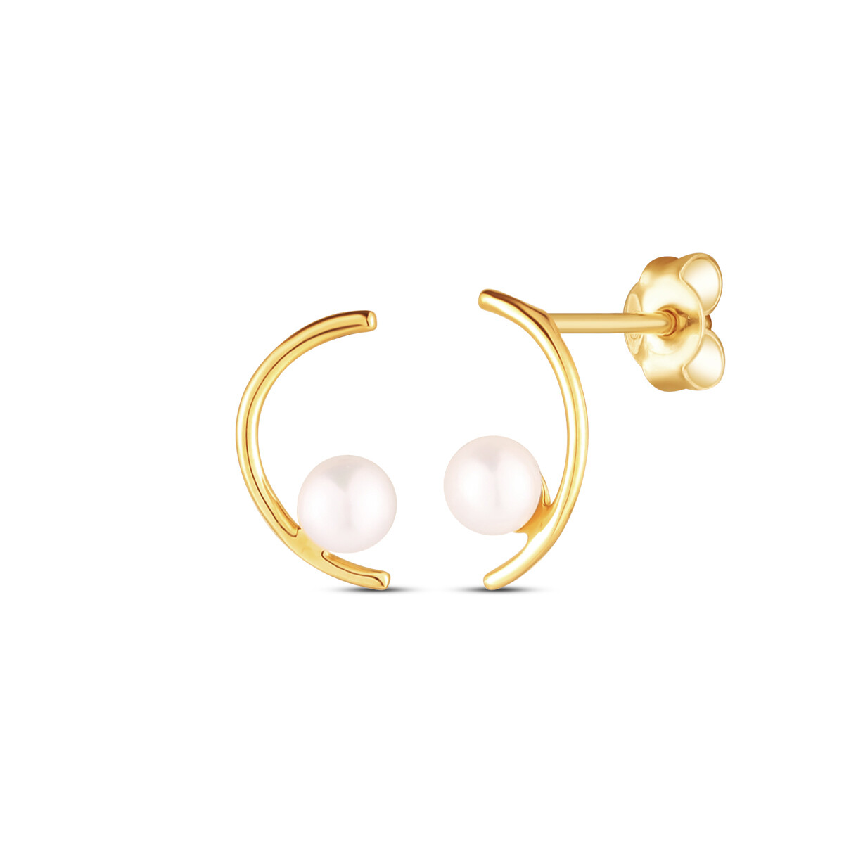 Náušnice s perlou 235-693-250300 0.90g