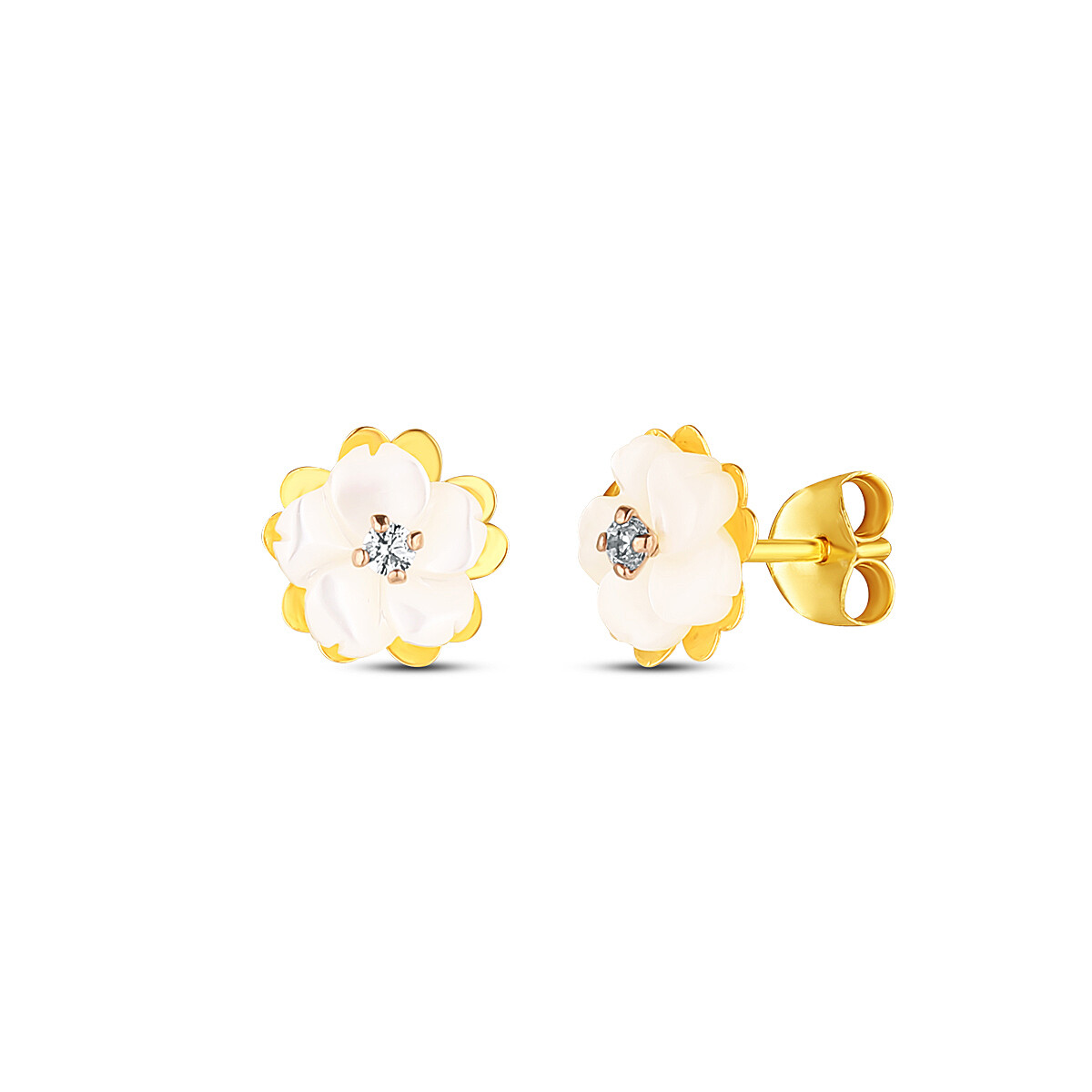 Náušnice s perlou 235-501-A70450 0.90g