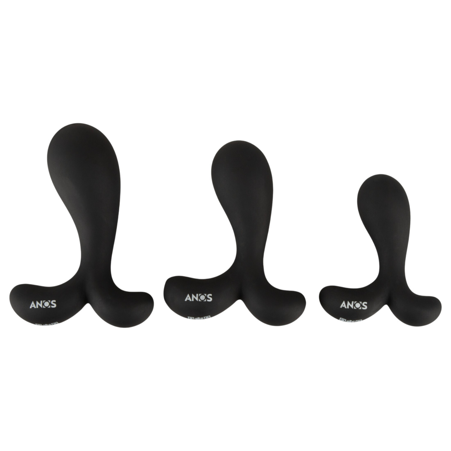 ANOS - sada análních tréninkových zátek (černá)