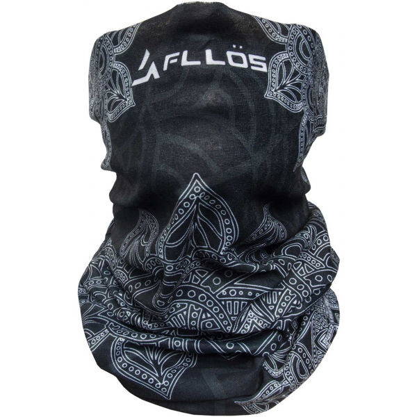 FLLÖS WIND 03 Multifunkční šátek, černá, velikost