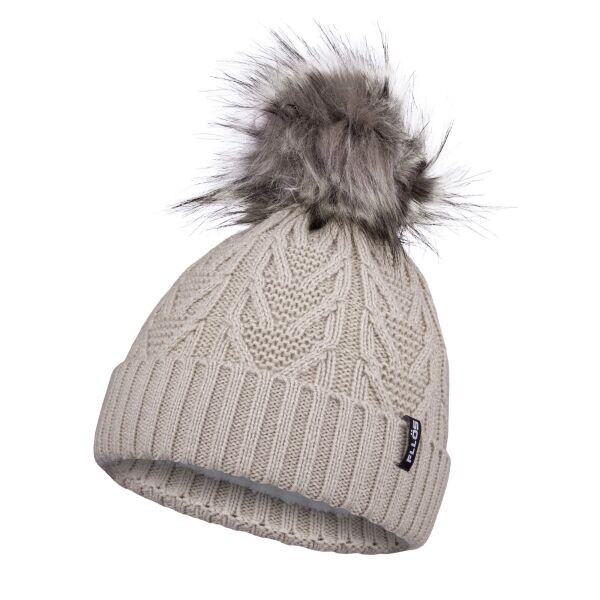 FLLÖS LOTTA Zimní čepice, béžová, velikost