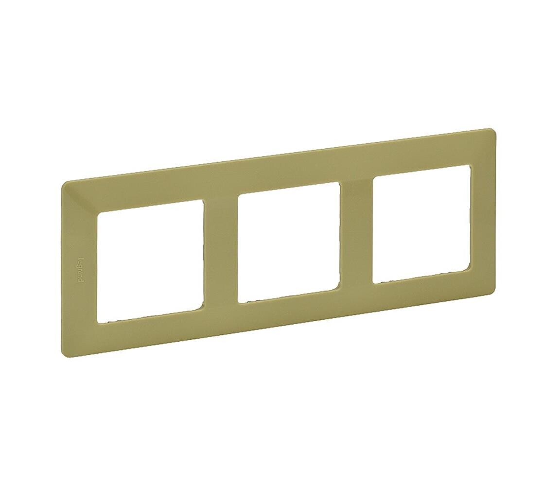 Legrand 754083 - Rámeček pro spínače VALENA LIFE 3P zelená 754083