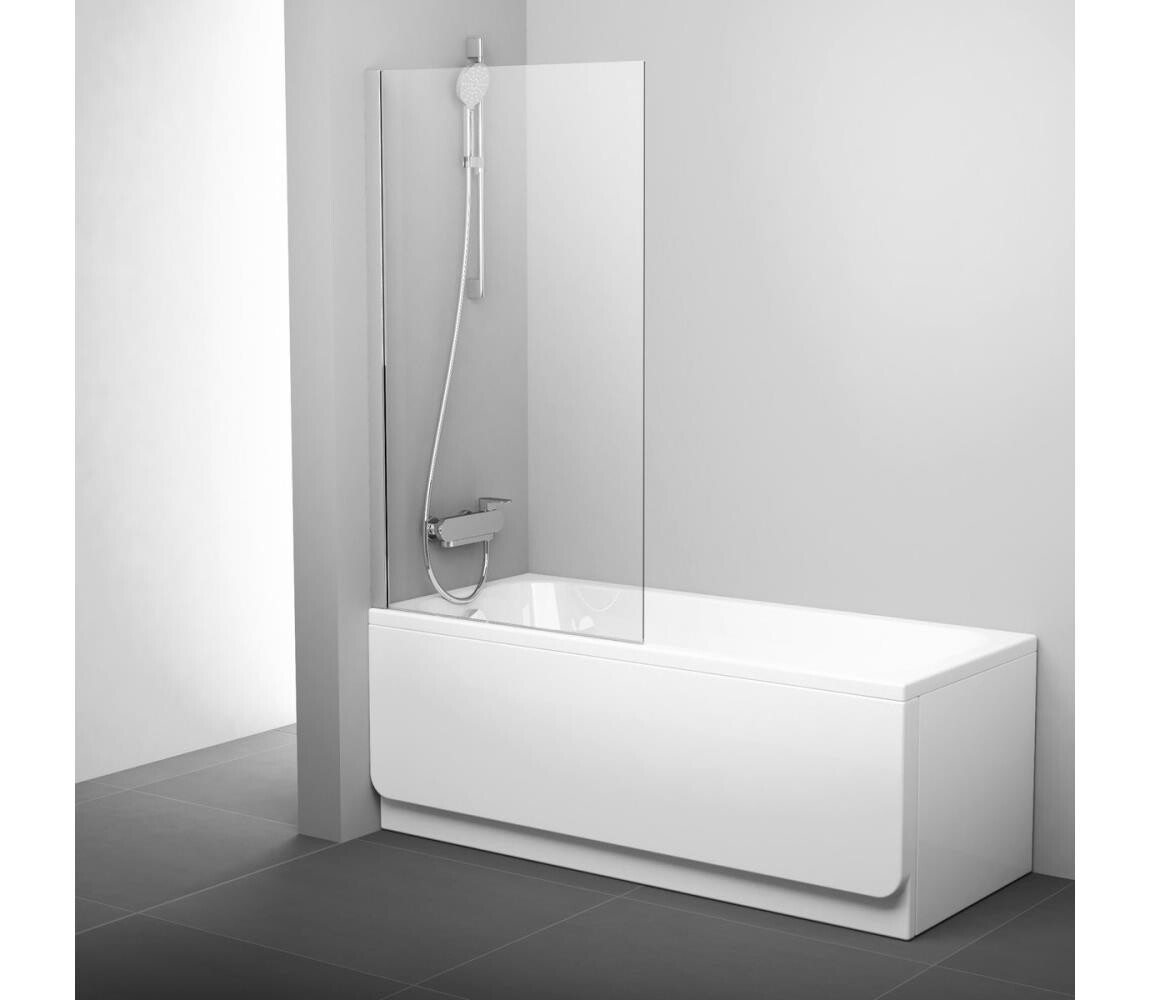 Ravak 79840C00Z1 - Vanová zástěna 80x140 cm lesklý chrom 79840C00Z1