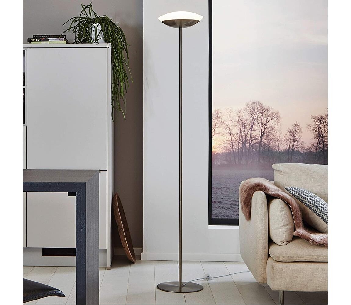 Eglo 33325 - LED RGBW Stm. stojací lampa FRATTINA-C 1xLED/18W/230V matný chrom 33325