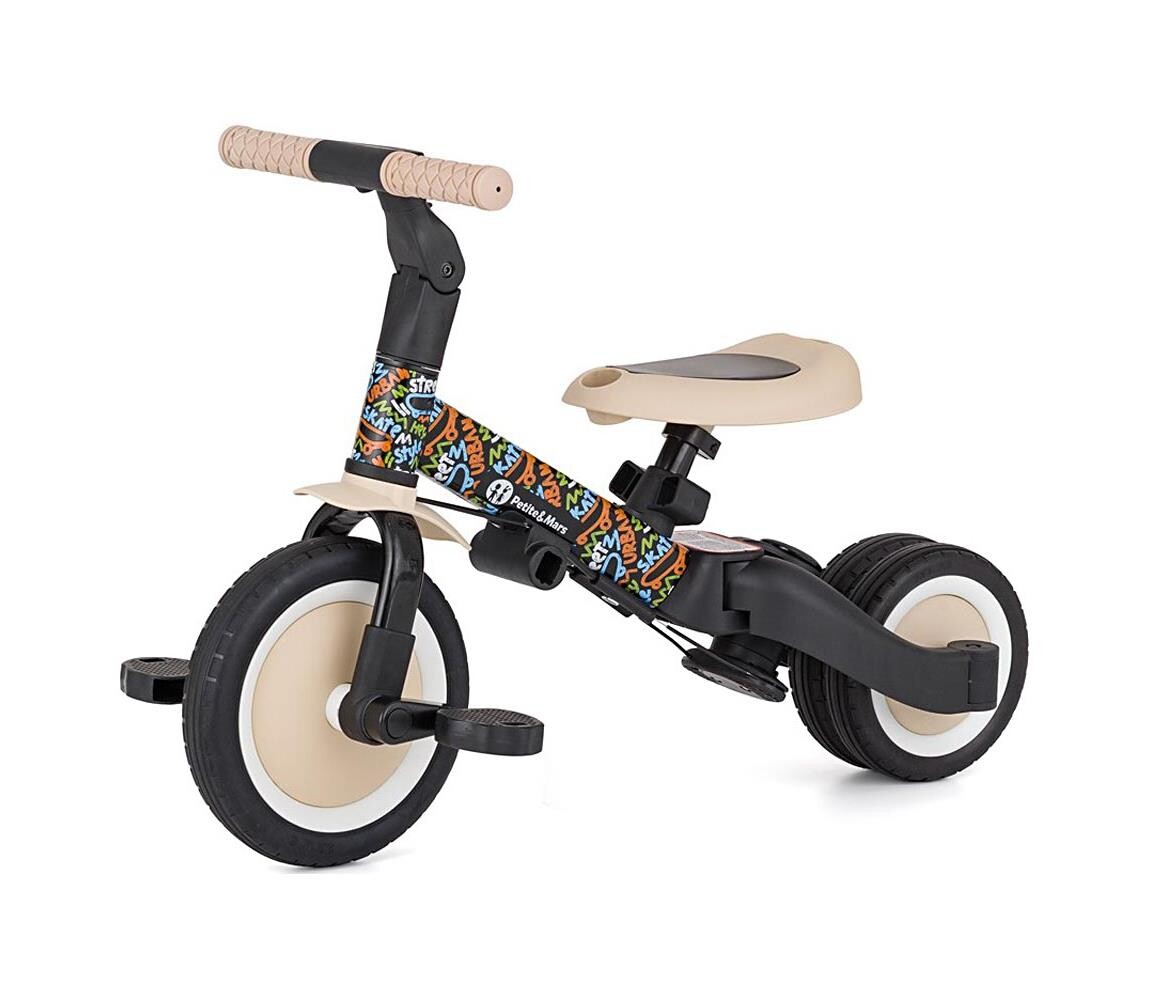 PETITE&MARS - Dětská tříkolka 5v1 TURBO LIMITED City Beat 613481