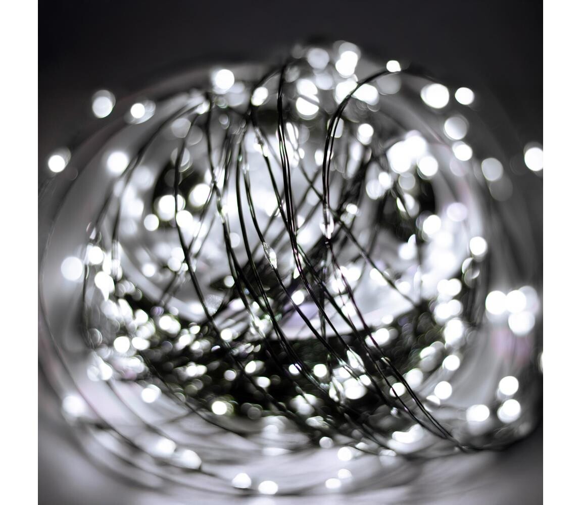 LED Venkovní vánoční řetěz 1500xLED/230V 8 funkcí 153 m IP44 studená bílá + DO 5005608