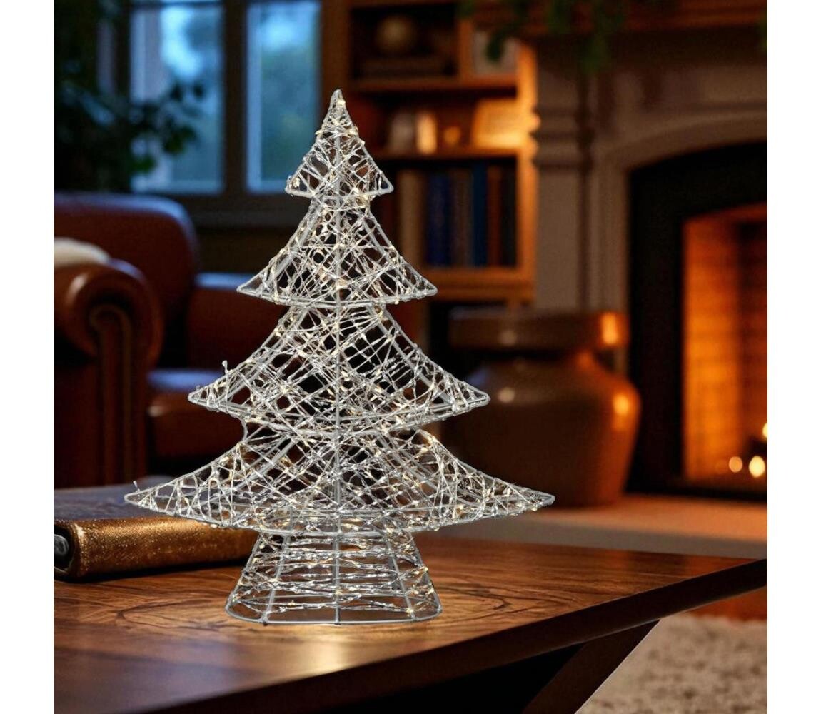 LED Vánoční dekorace 160xLED/230V 45 cm stromeček teplá bílá 5005614