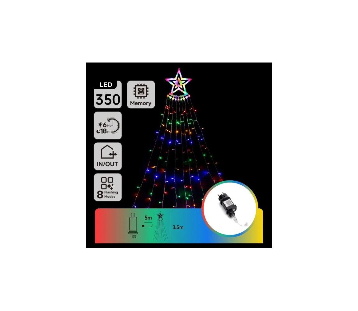 B.V.  - LED RGBY Venkovní vánoční dekorace 350xLED/6W/230V 3,5m IP44 B10303Q7B