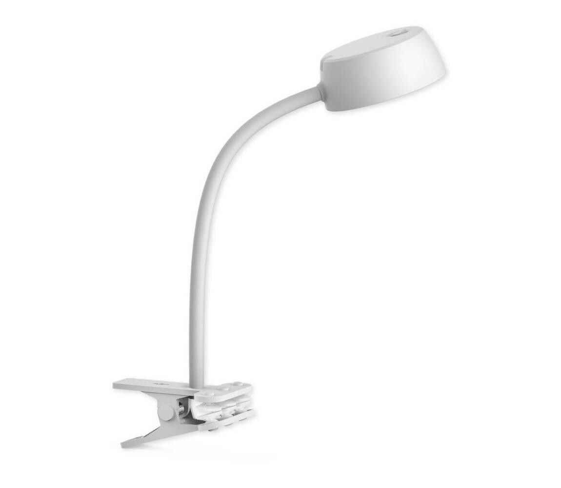 Top Light - LED Stolní lampa s klipem LED/4,5W/230V bílá Olivia KL B