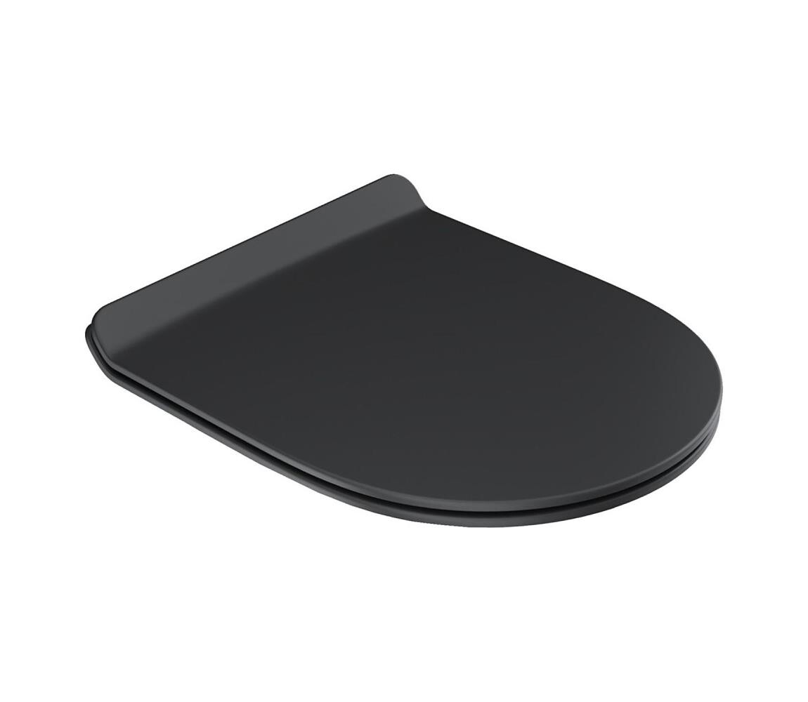 Ravak X01862 - Záchodové prkénko SoftClose VITA SLIM černá X01862