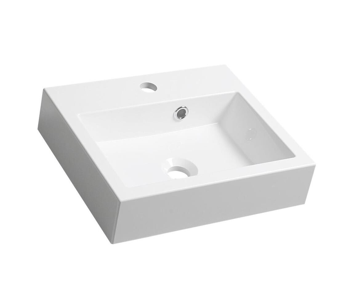 Sapho - Umyvadlo na desku ORINOKO 42x36 cm keramika/bílá OR042