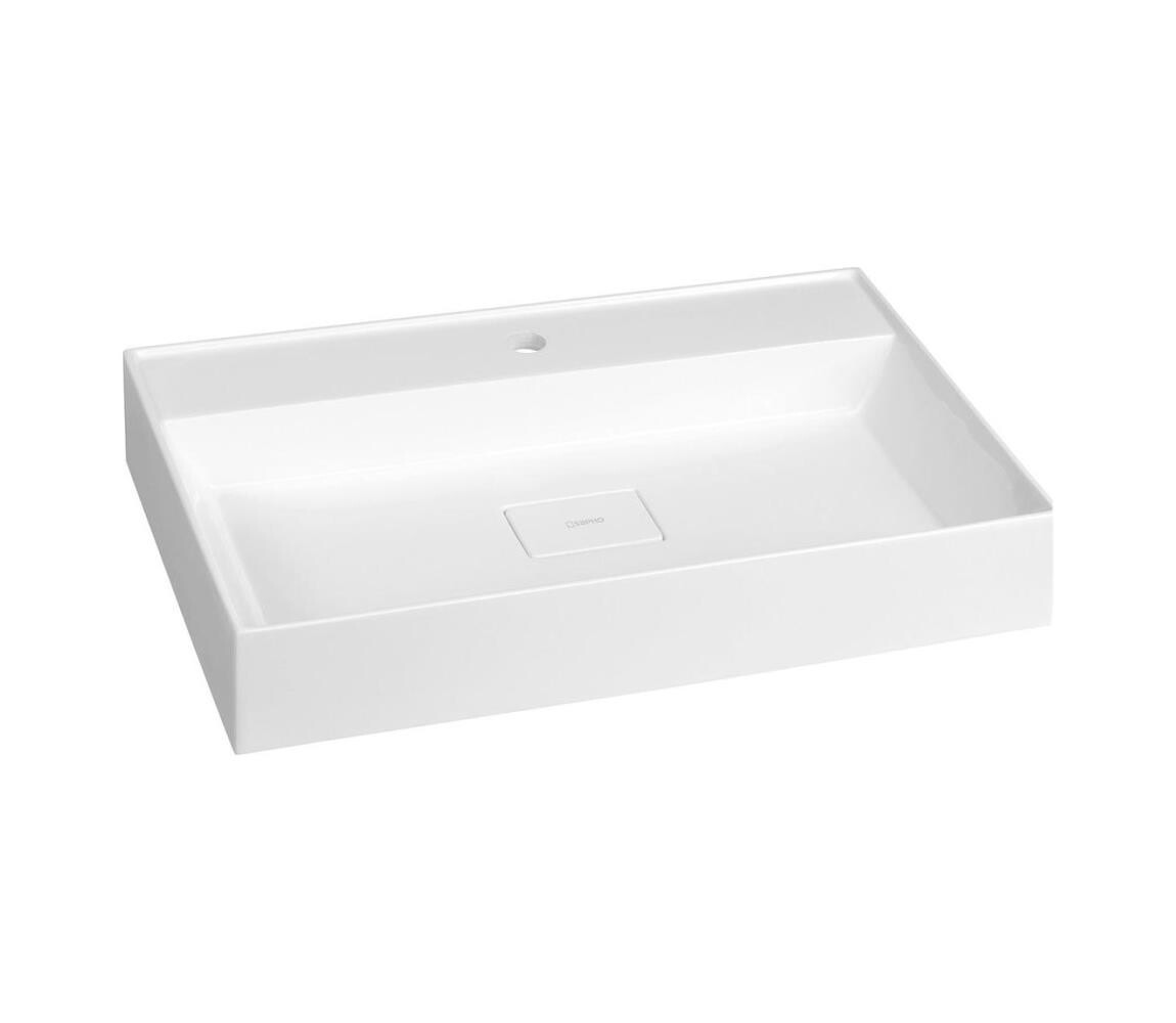 Sapho - Umyvadlo na desku GODIVA 68x44 cm mramor/bílá GU068