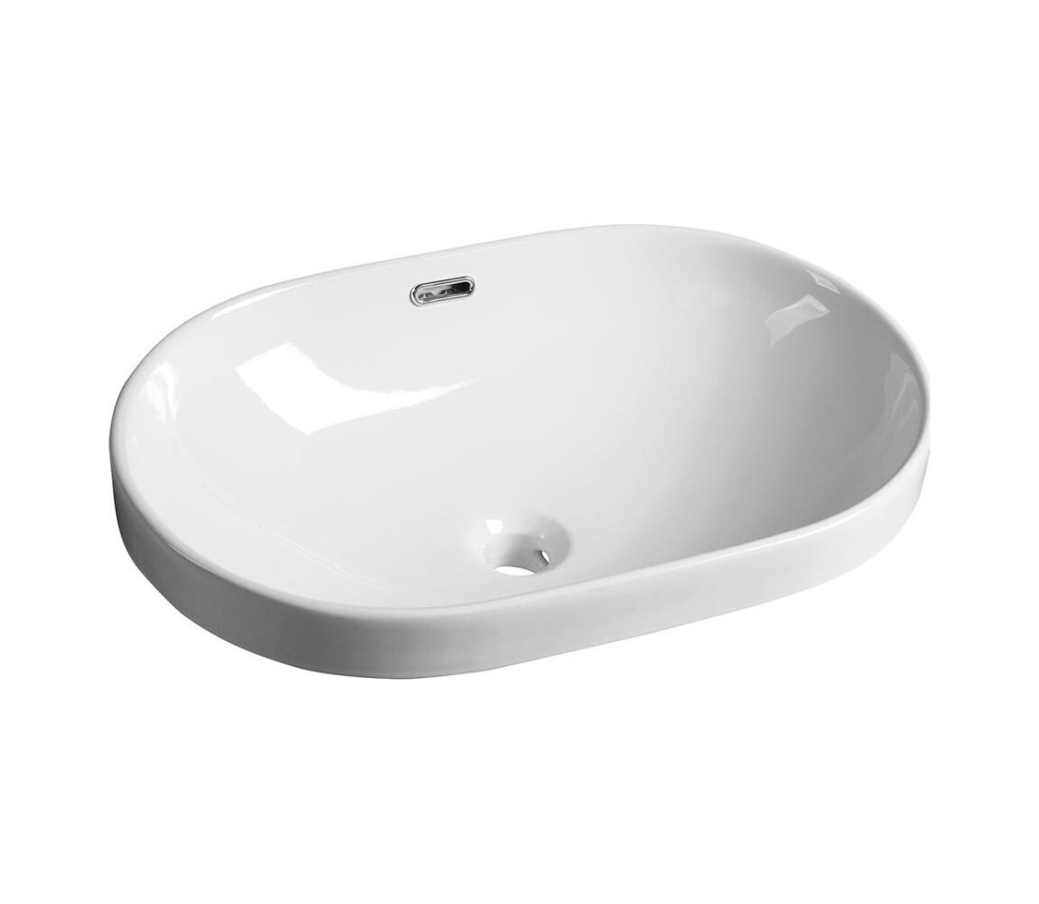Sapho - Zápustné umyvadlo LIMA 60x40 cm keramika/bílá BH7022
