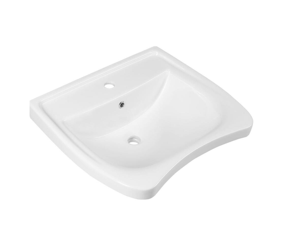 Sapho - Bezbariérové závěsné umyvadlo DISABLED 60x55 cm keramika/bílá 5160