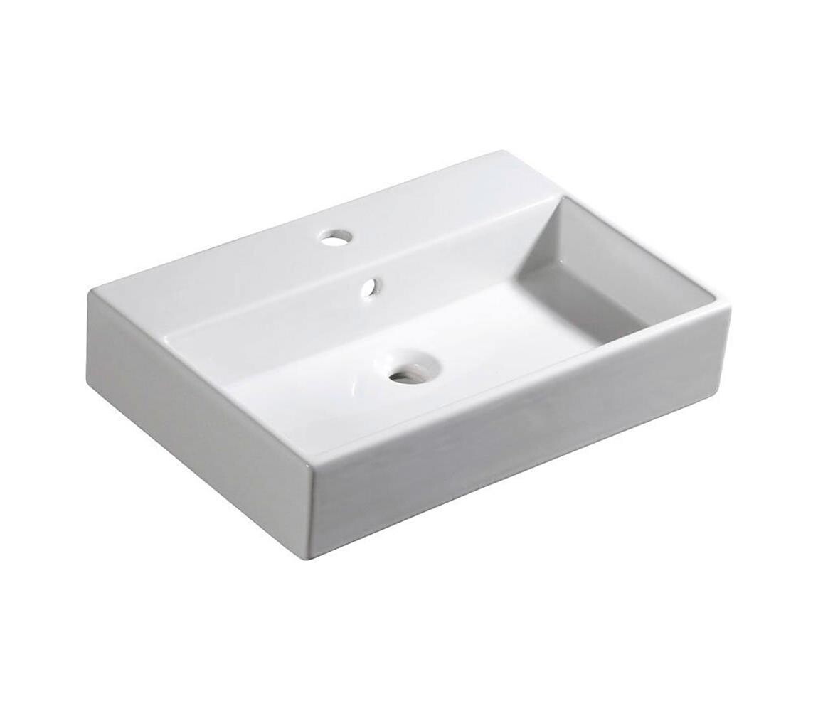 Isvea - Umyvadlo na desku PURITY 60x42 cm keramika/bílá 10PL50060