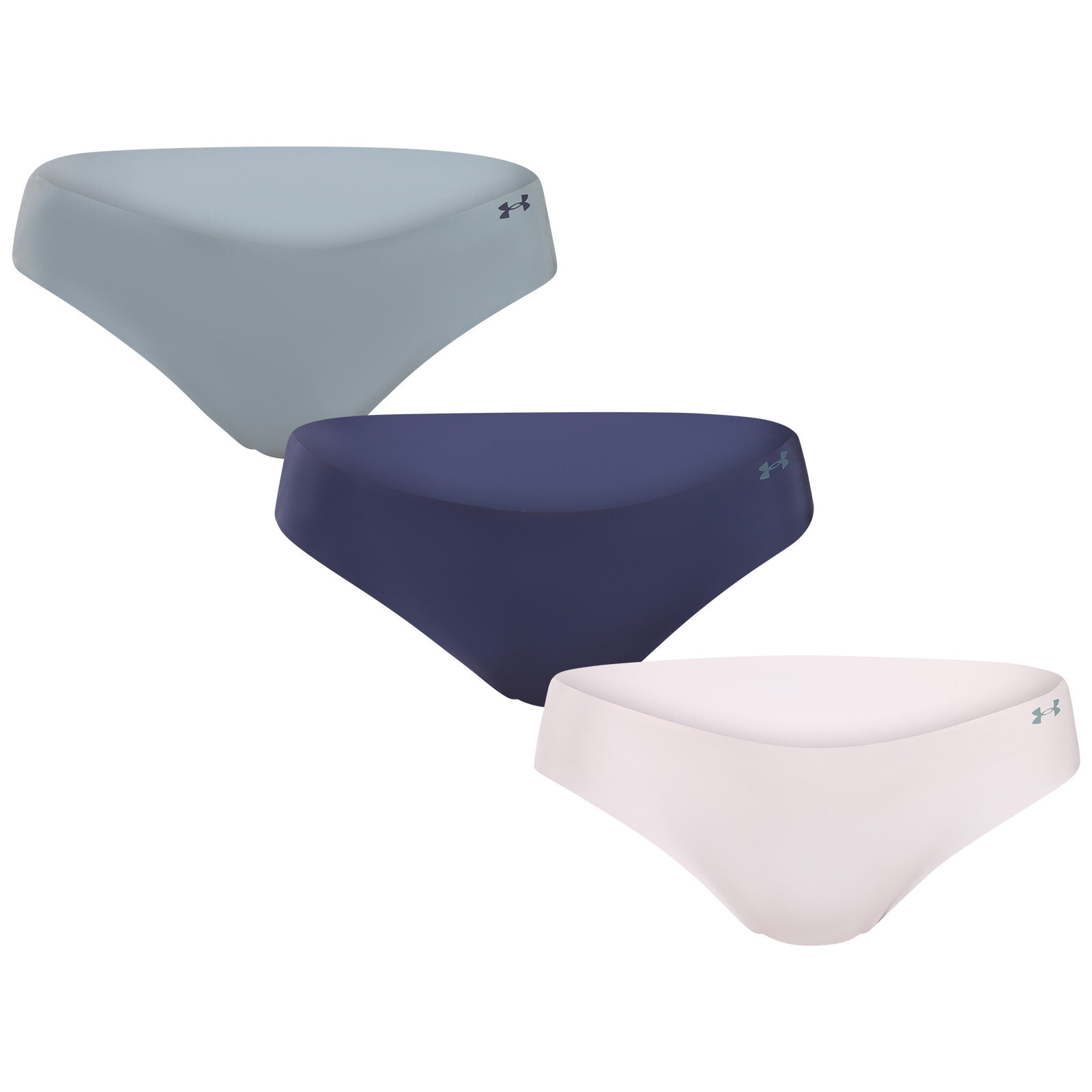 3PACK dámské kalhotky Under Armour bezešvé vícebarevné (1383897 014) M