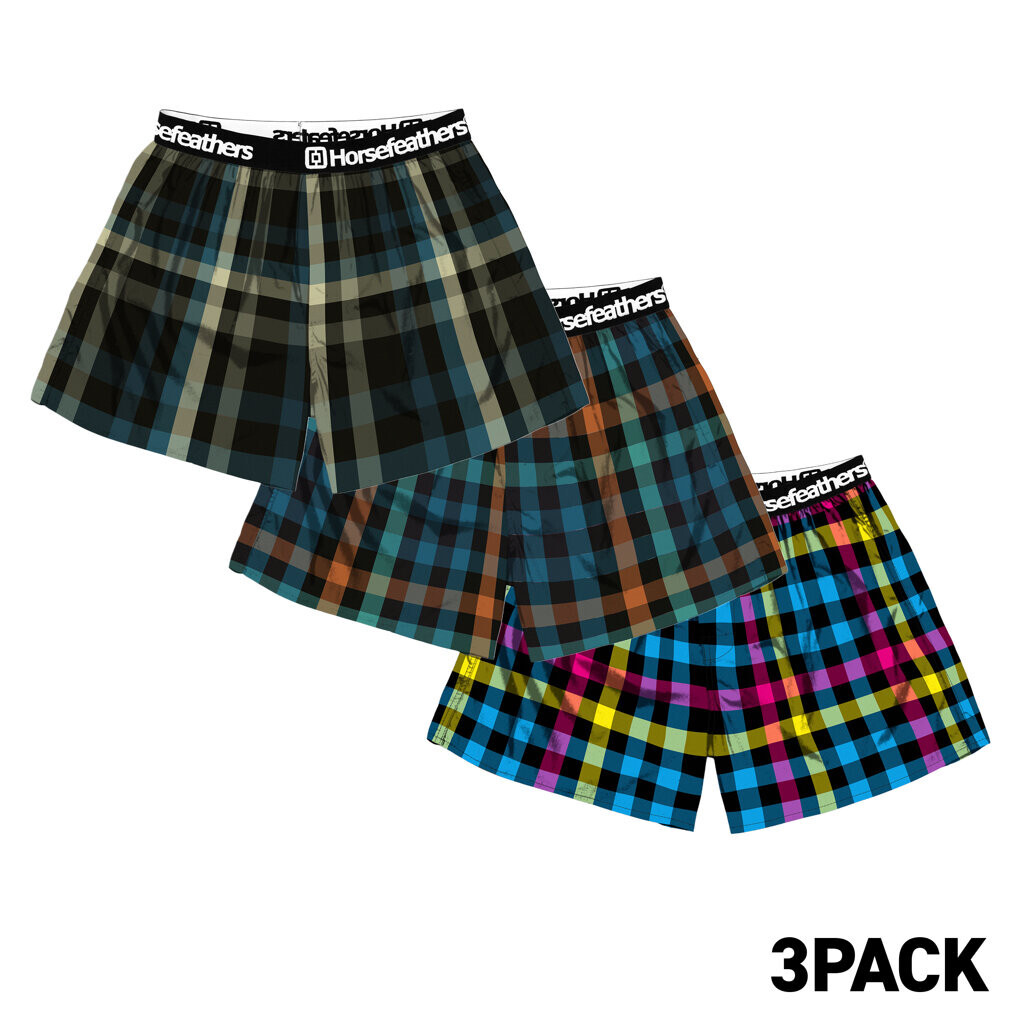 3PACK pánské trenky Horsefeathers Clay Bundle 5 (AM283E) XL, trenýrky