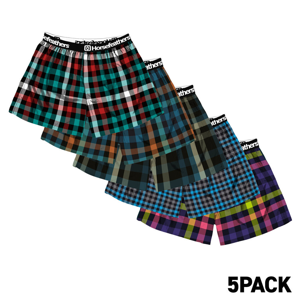 5PACK pánské trenky Horsefeathers Clay Bundle 1 (AM284A) XL, trenýrky