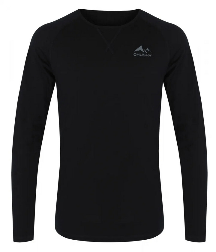 Pánské termo tričko HUSKY MEROW merino černé (HT0-0808) M