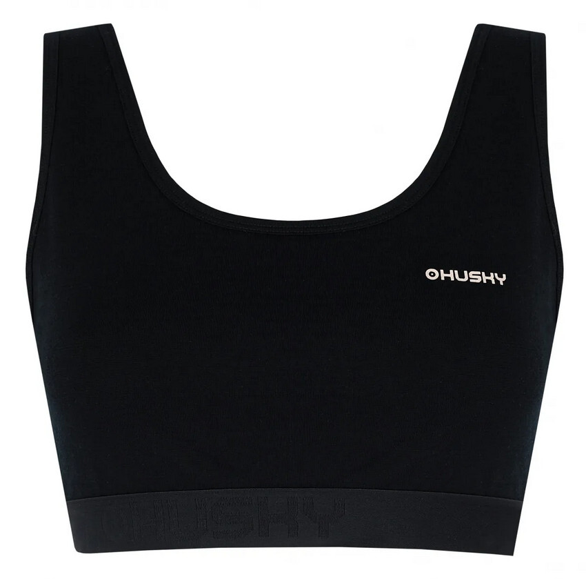 Dámská termo podprsenka HUSKY MEBRA merino černá (HT0-0835) XL