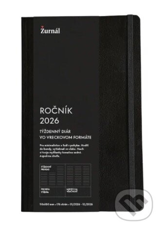 Ročník - diár 2026 čierny - Žurnál
