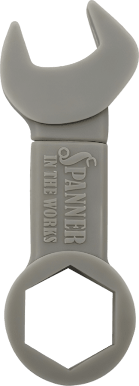 USB Flash disk - 64 GB - Očkový klíč - Šedý - USB 2.0