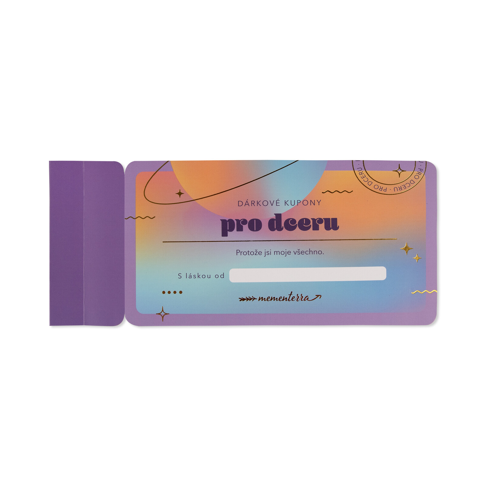 Dárkové kupony k narozeninám Albi