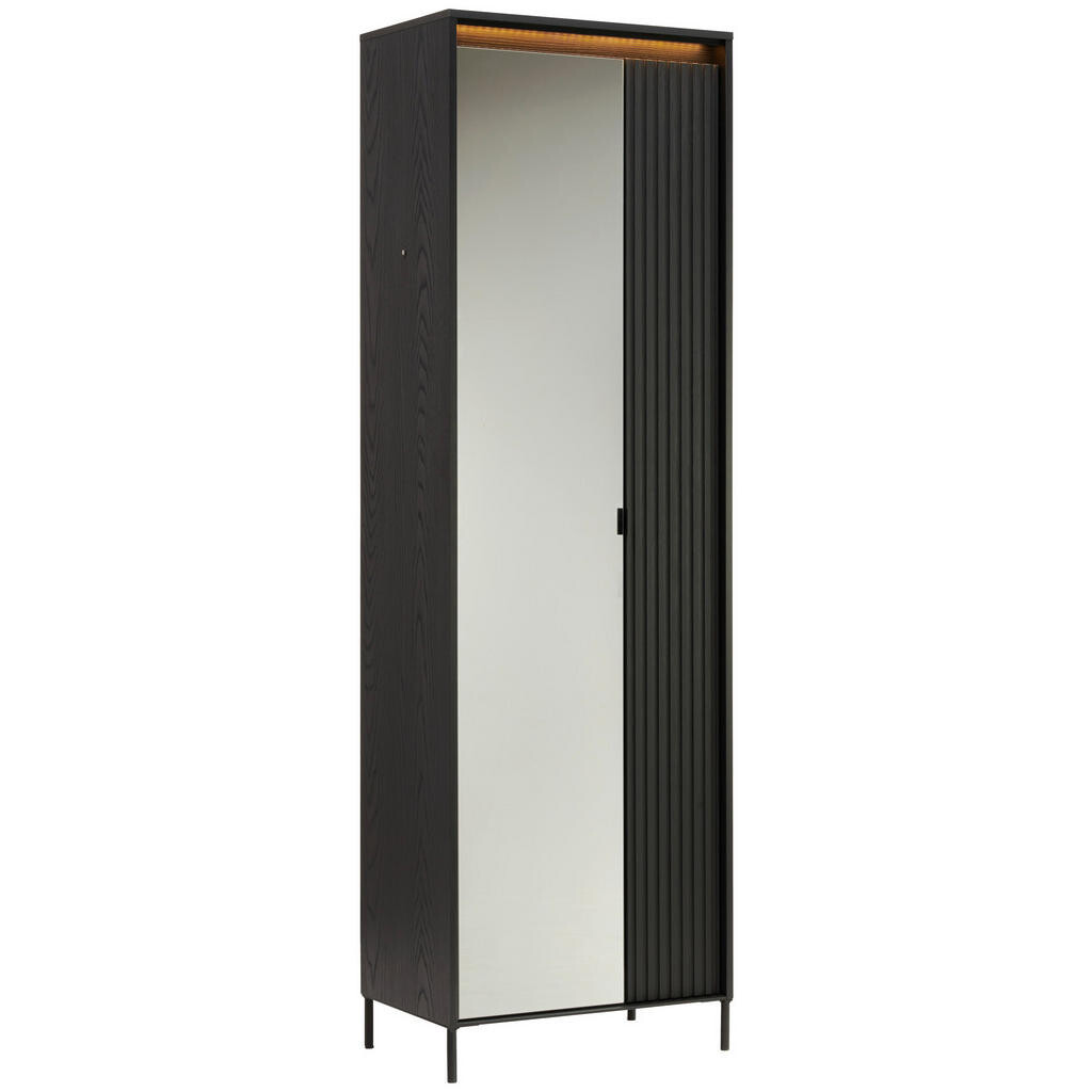 Hom`in SKŘÍŇ NA ODĚV, černá, 62/200/40 cm