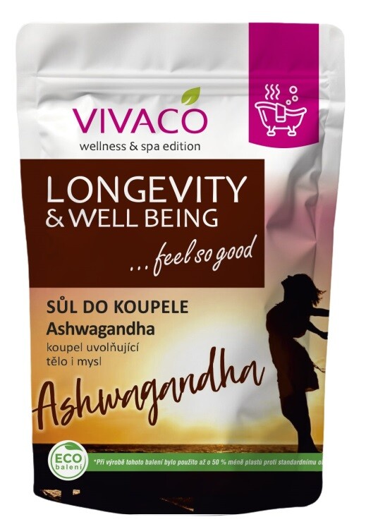 Vivaco Sůl do koupele LONGEVITY A WELL BEING 1000 g