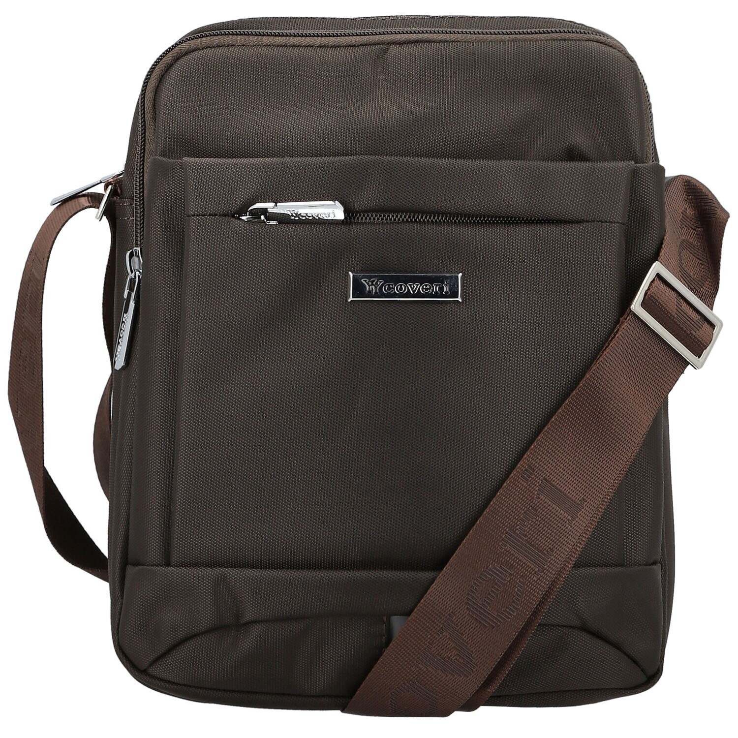 Pánská crossbody taška hnědá - Coveri Ario hnědá