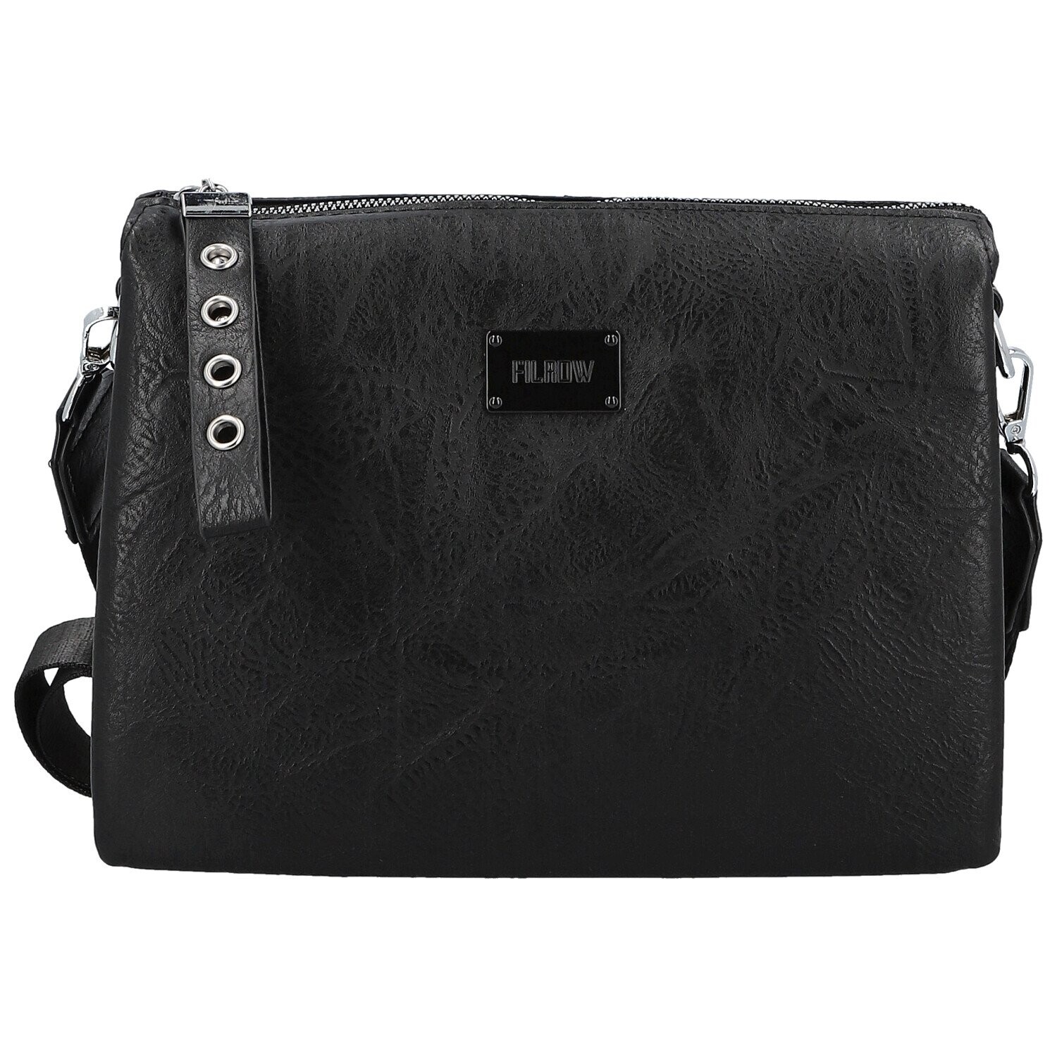 Dámská crossbody kabelka černá - Firenze Wiviena černá