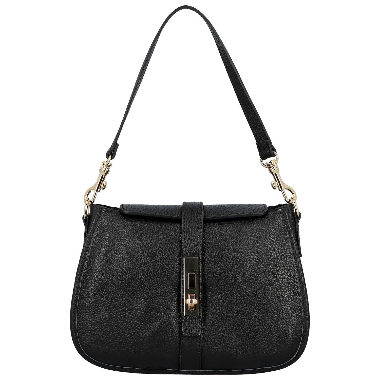 Dámská kabelka na rameno černá - Delami Vera Pelle Heloise černá