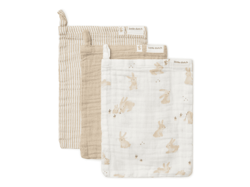 Little Dutch Žínky 3 ks Baby Bunny