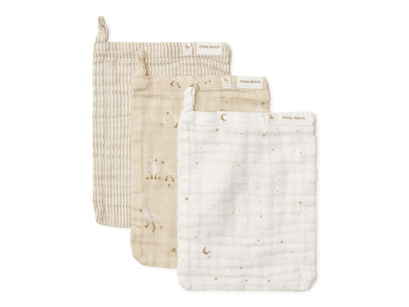 Little Dutch Žínky 3 ks Husa Newborn Naturals