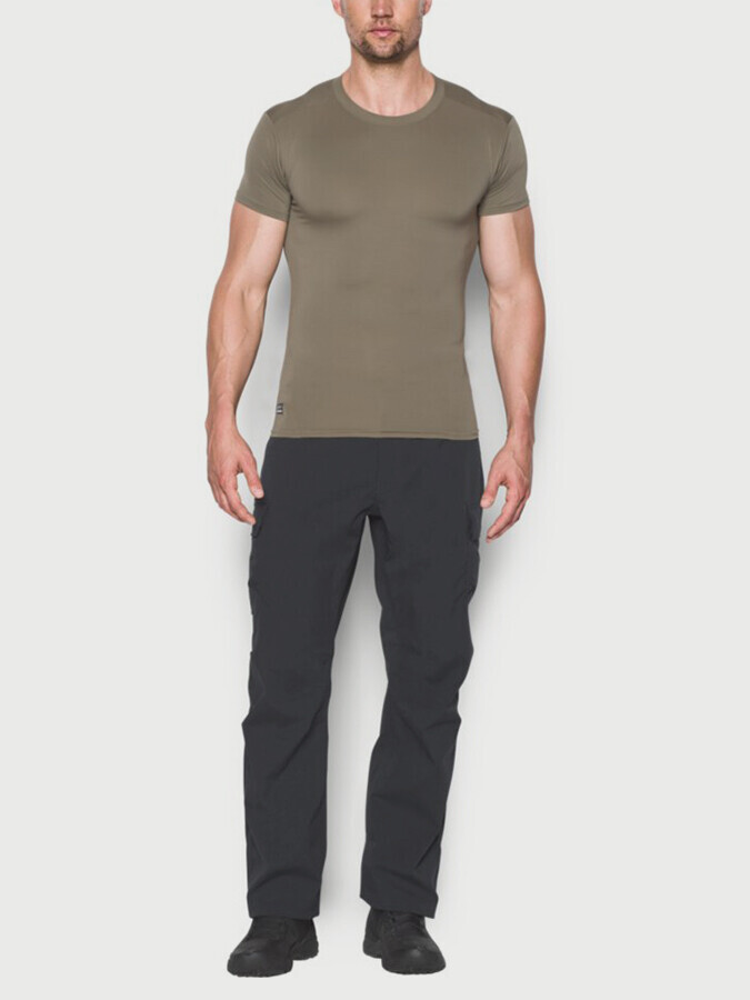 Hnědé pánské tričko Under Armour