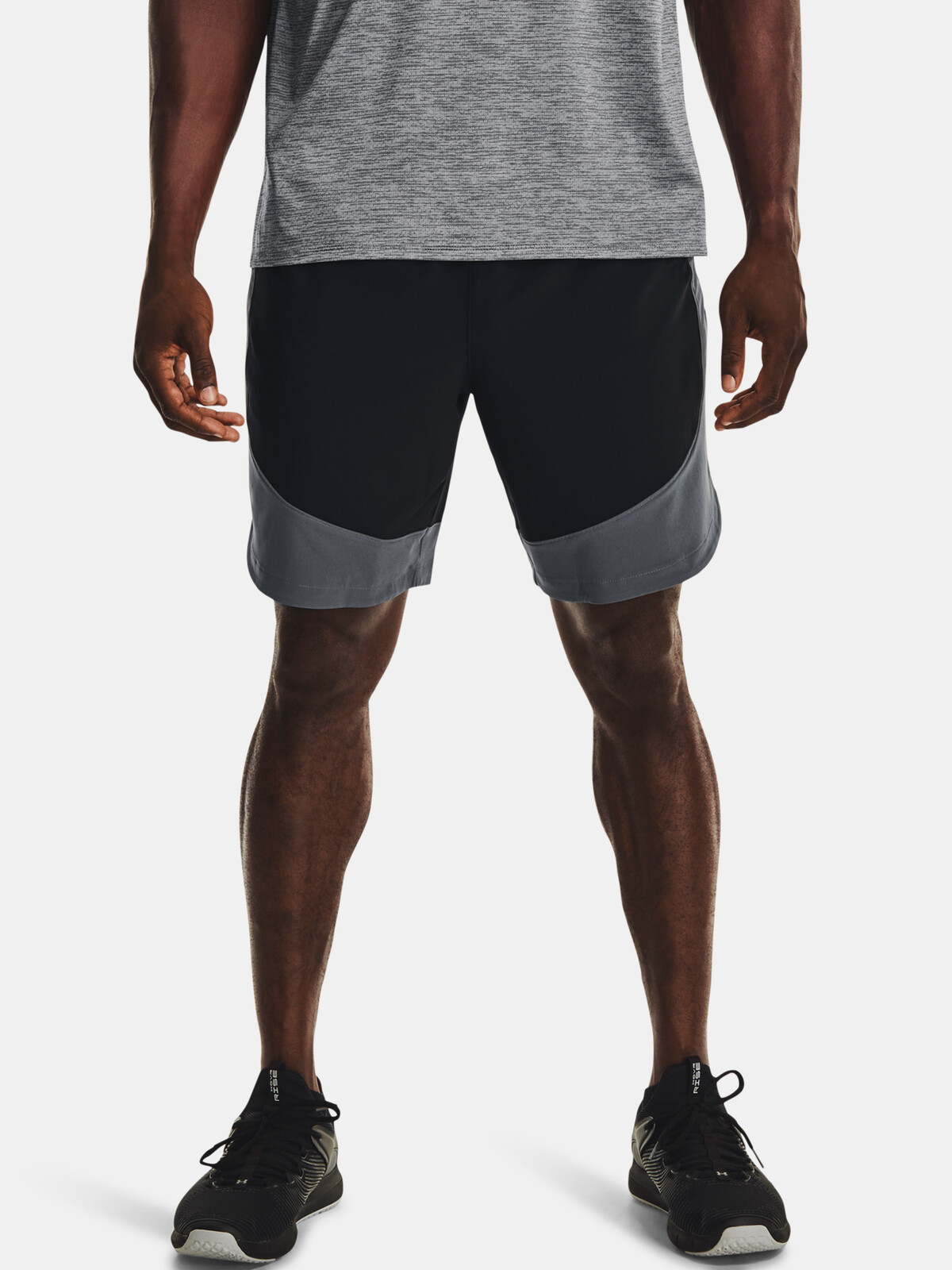 Under Armour Kraťasy HIIT Woven Colorblock Sts-BLK - Pánské