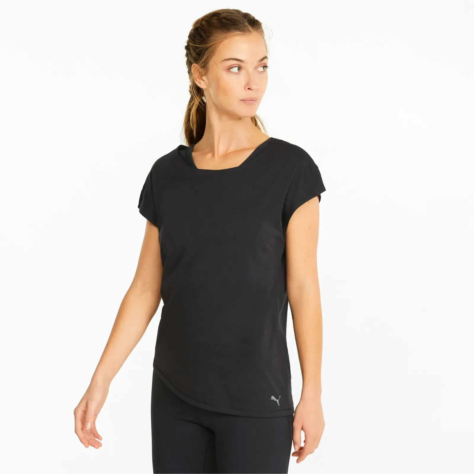 Dámské tričko Puma  Studio Foundation Tee Puma Black M
