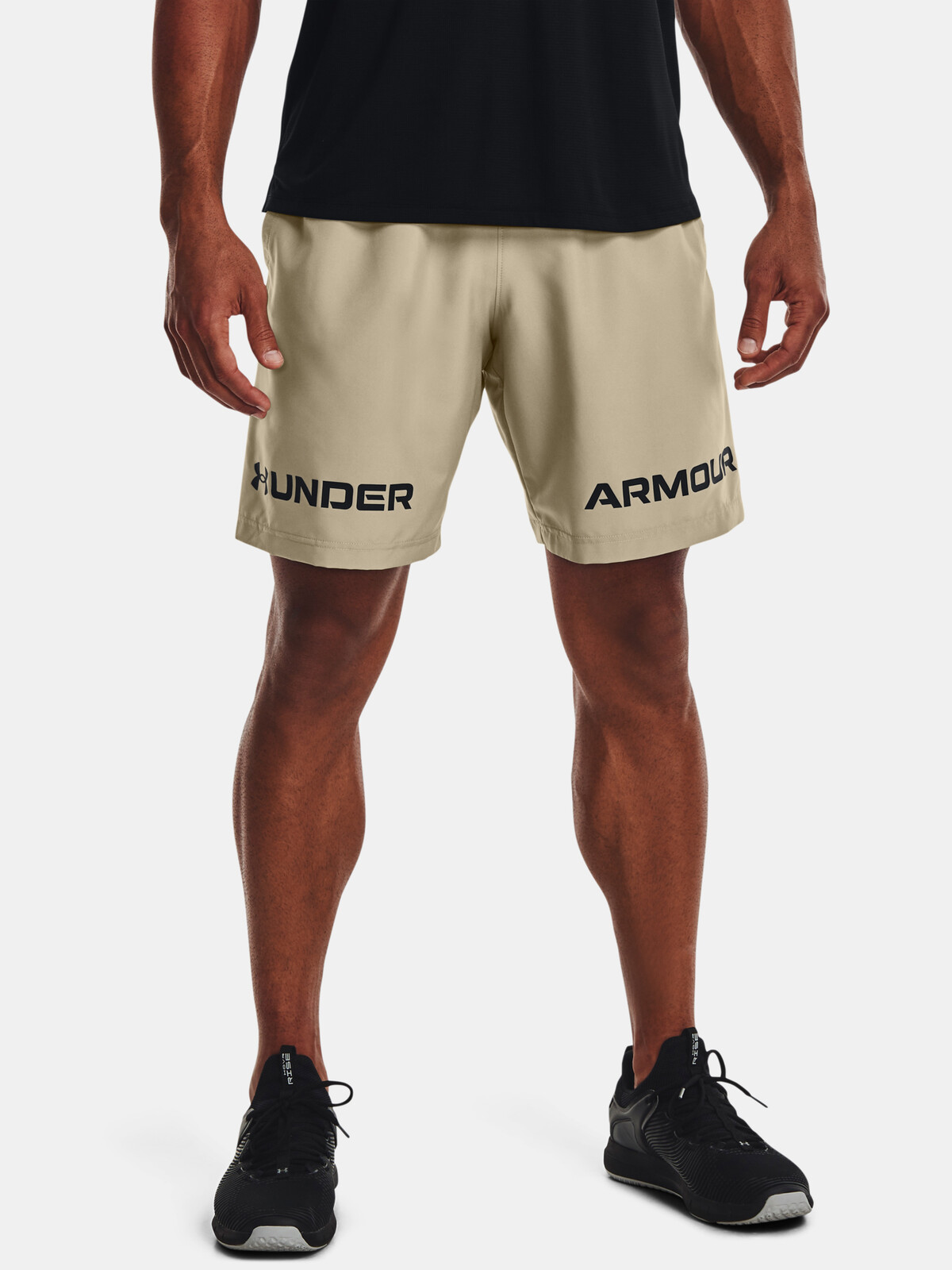Under Armour Kraťasy UA Woven Graphic WM Short-GRY - Pánské