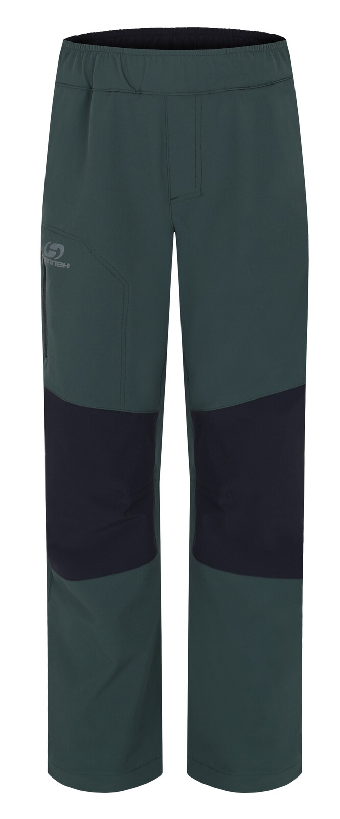 Dětské softshellové kalhoty Hannah LUIGI JR green gables/anthracite