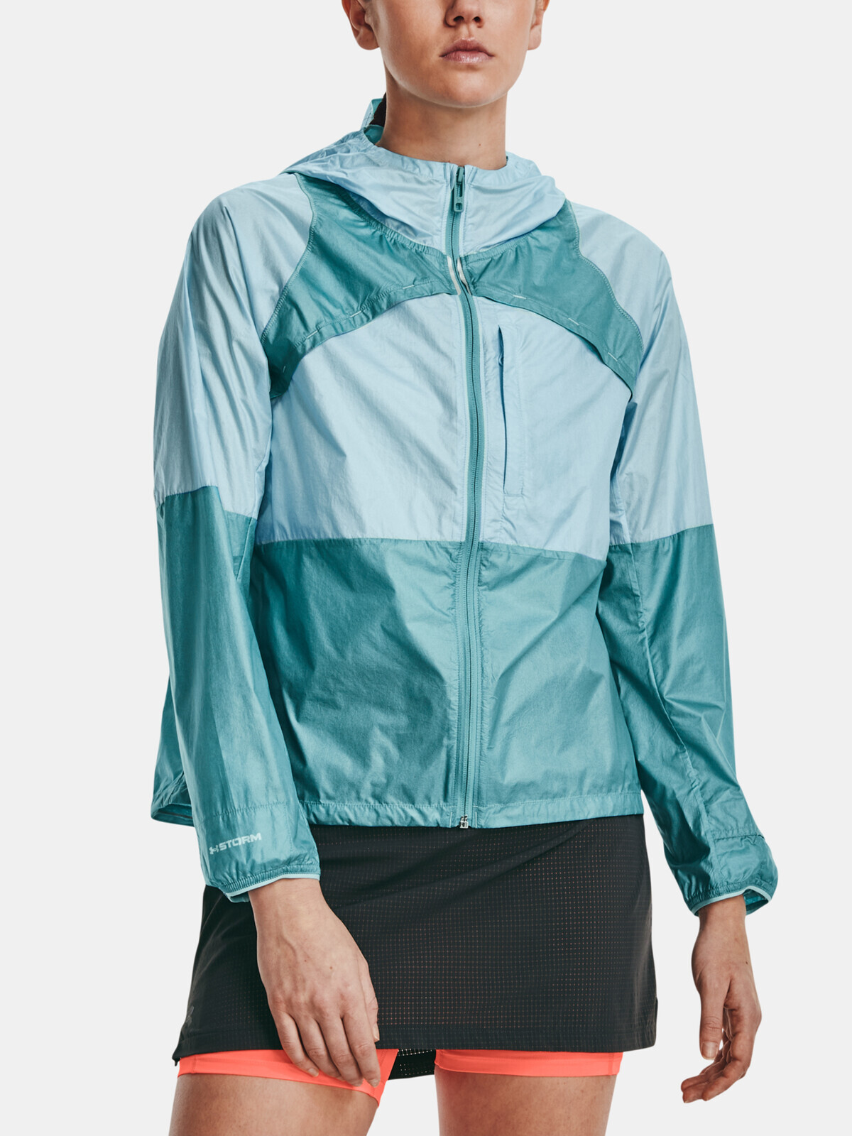 Dámská bunda Under Armour  Impasse Trail Storm Jkt-BLU L