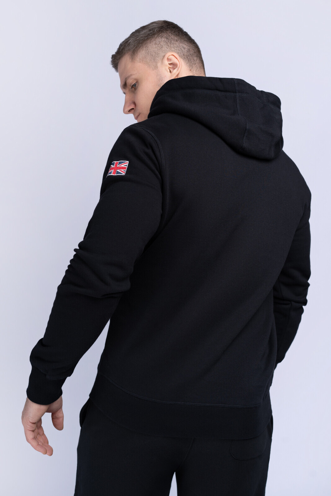 Pánská mikina Lonsdale 117141-Black/Red/White