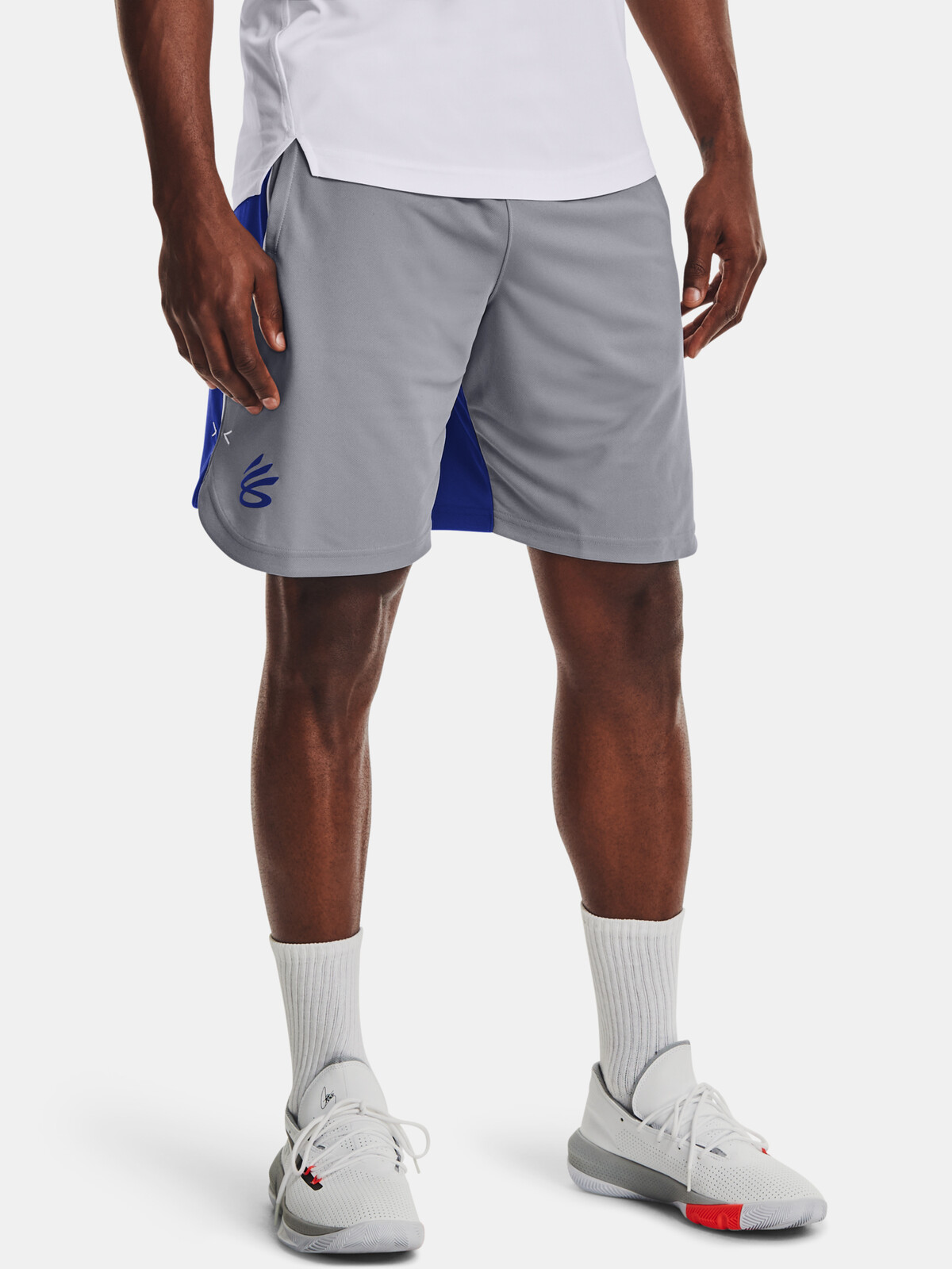 Under Armour Kraťasy CURRY UNDRTD SPLASH SHORT-GRY - Pánské